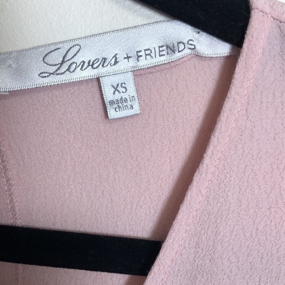 Lovers +‎ Friends Powder Pink Shimmy Mini Dress Size XS - Picture 5 of 9